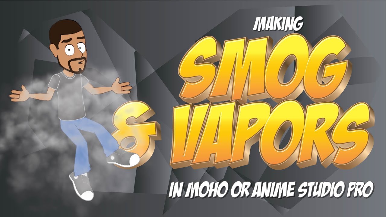 How to animate vapors, smog, fog gas in Anime Studio or MOHO 12