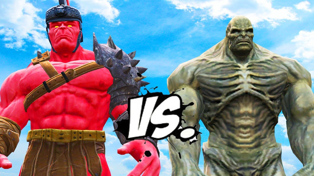 RED HULK VS ABOMINATION - EPIC SUPERHEROES WAR