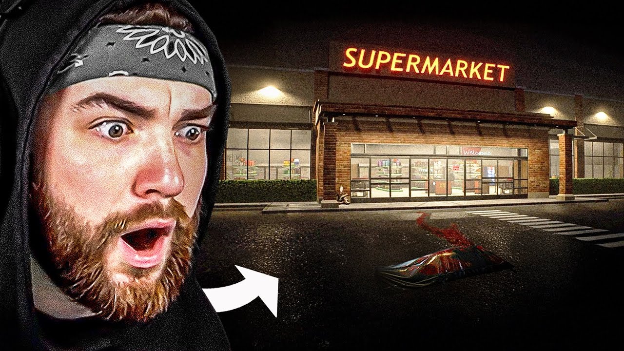 SURVIVING 5 NIGHTS IN A HAUNTED SUPERMARKET...