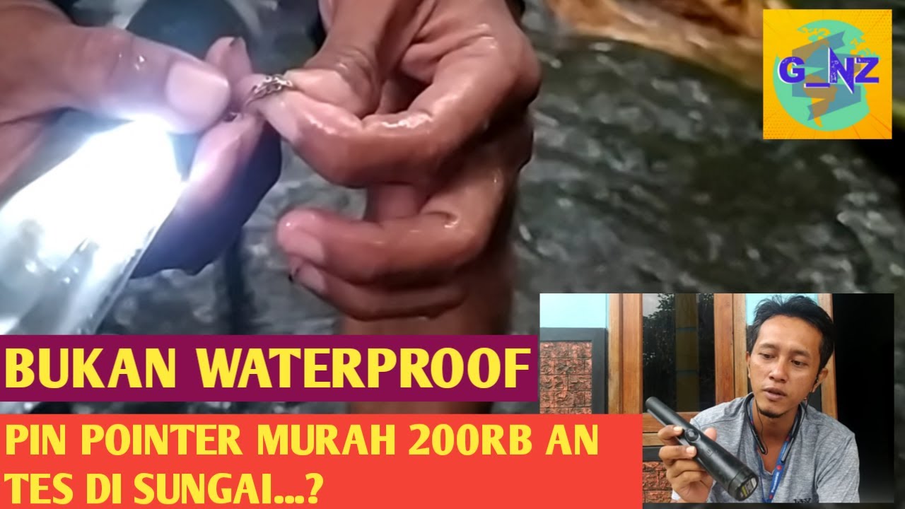 Pin Pointer Murah Tes di Sungai | Dapat emas?