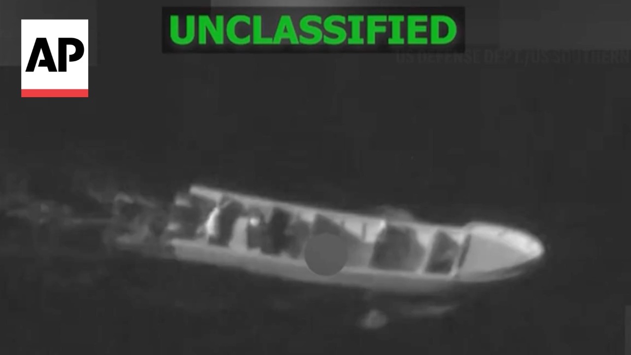 US strikes on alleged drug boats kill 5 in the eastern Pacific Ocean