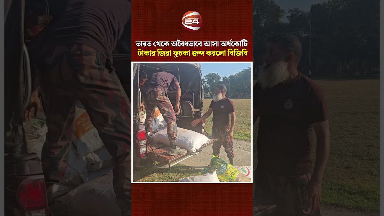 সুনামগঞ্জে ভারত থেকে অবৈধভাবে আসা অর্ধকোটি টাকার জিরা ফুচকা জব্দ করলো বিজিবি