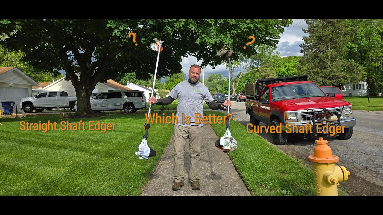 STIHL Edger Face-Off: Curved or Straight Shaft? #stihl