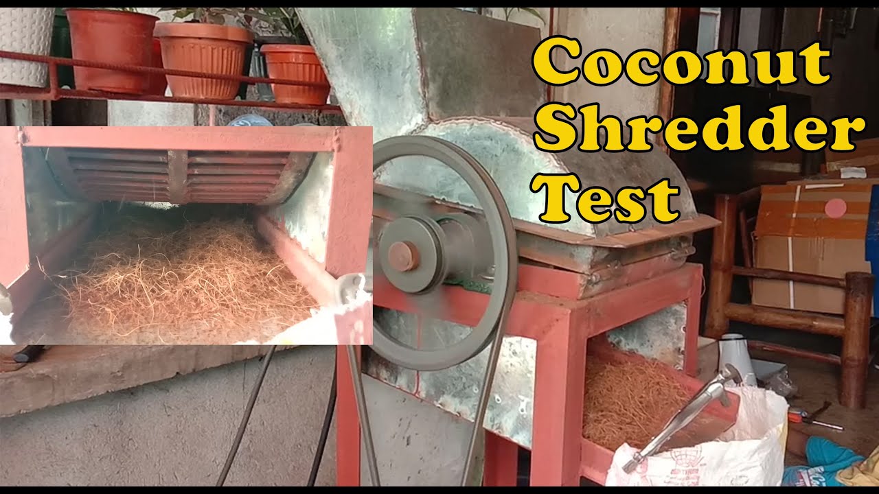 Coconut Husk Shredding Machine | Testing