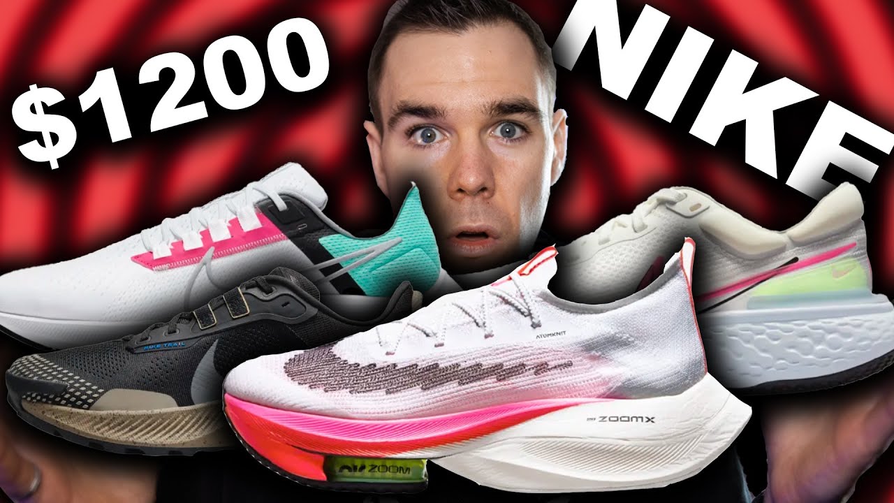RANKING MY NIKE RUNNING SHOES | BEST NIKE RUNNING SHOES?!
