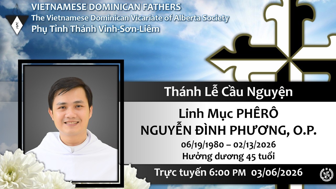 GX Đức Mẹ Lộ Đức - ✠ Thánh Lễ Cầu Nguyện LM Phêrô NGUYỄN ĐÌNH PHƯƠNG, O.P. - Ngày 6 tháng 3, 2026 ✠