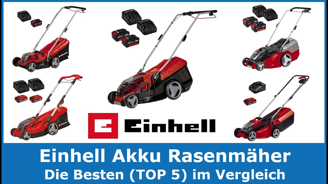 Die besten Einhell Akku Rasenmäher (TOP 5) 🥇 Testsieger im Vergleich (gut und günstig)