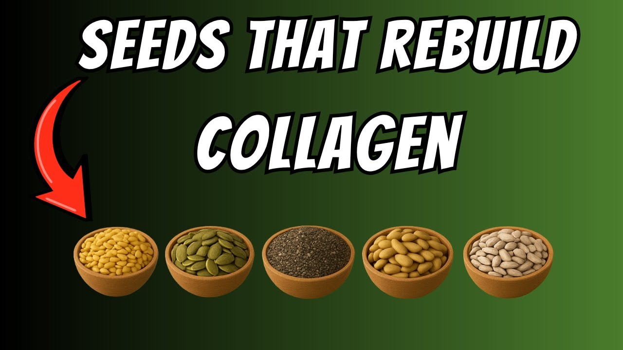 5 Best Seeds That Rebuild COLLAGEN Naturally & Give You Youthful skin