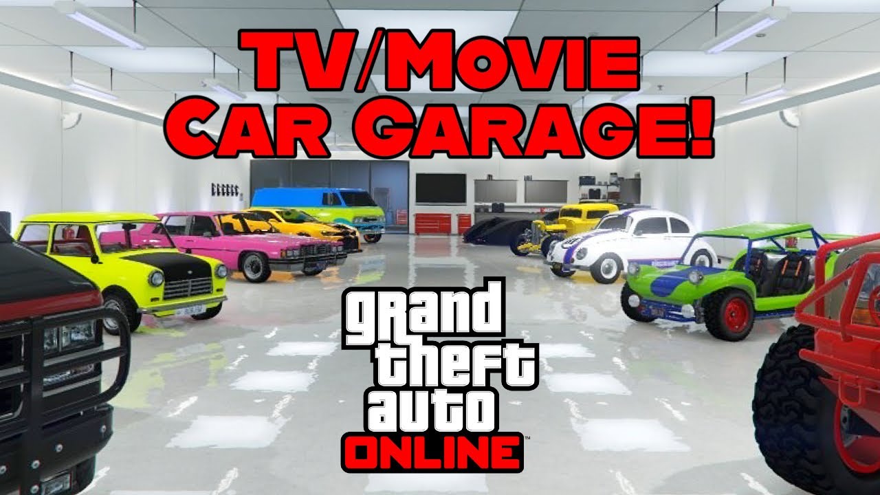GTA 5 Online: TV/MOVIE 10 Car Garage!