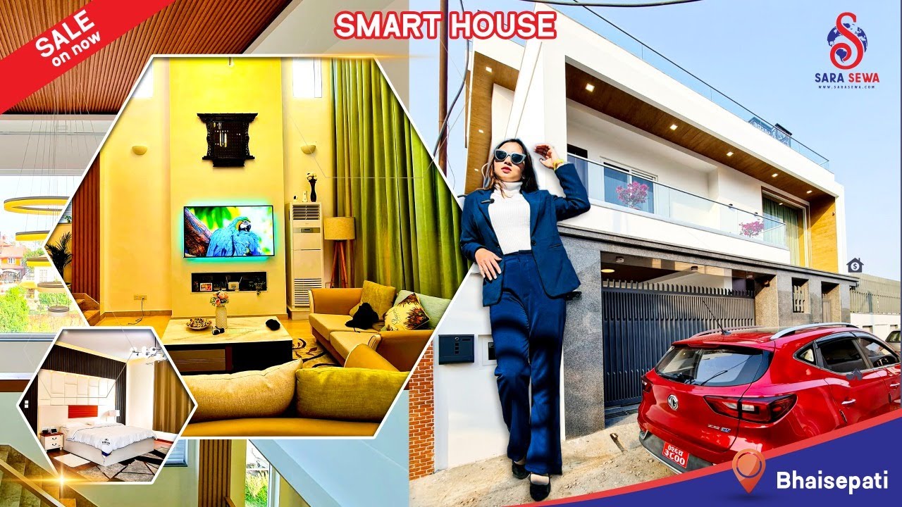 Brand New Modern Luxurious Fully Furnished Villa On Sale At Bhaisepati Lalitpur. || Smart Home ||