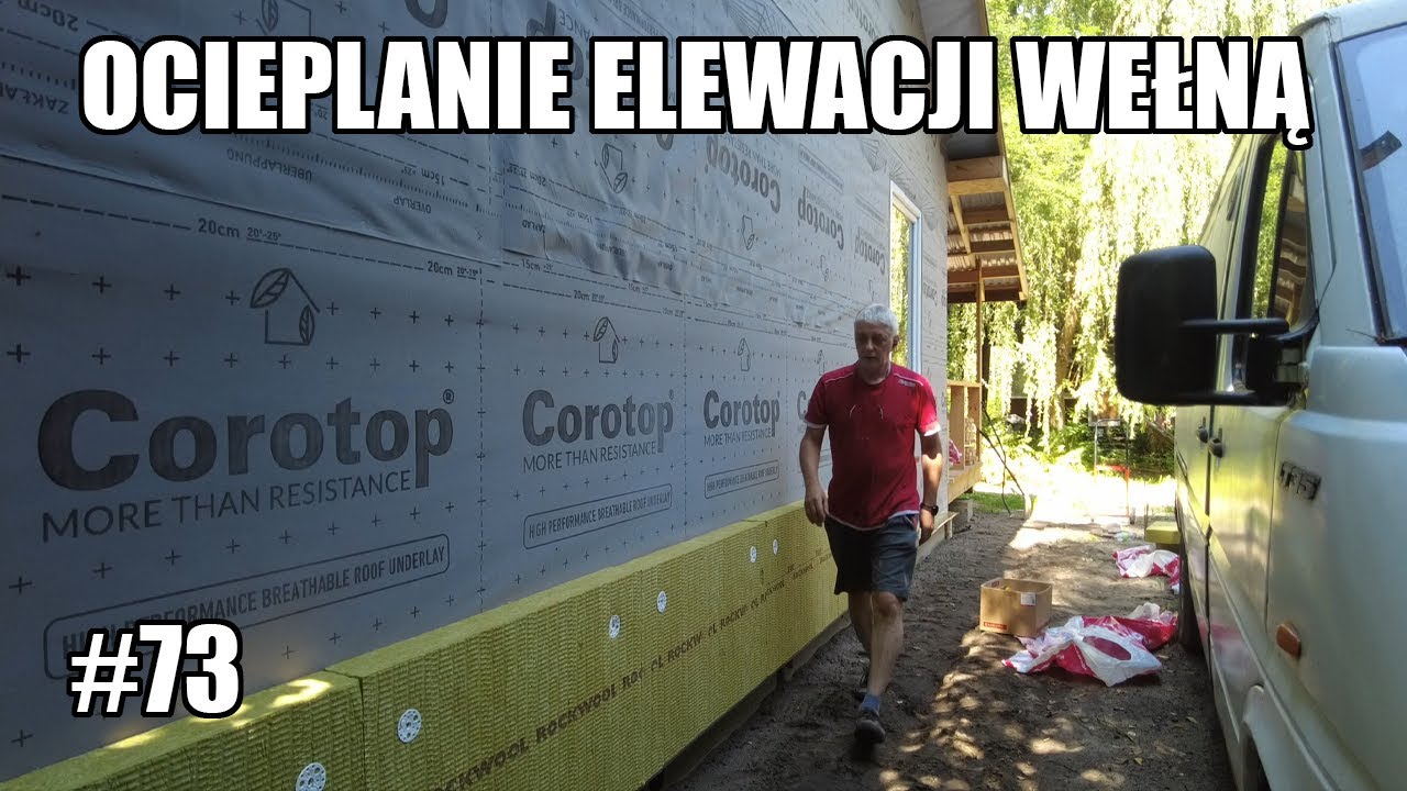 Wakacyjna budowa - ocieplanie elewacji wełną cz. 1| Dom szkieletowy | Projekt Maurycy #73