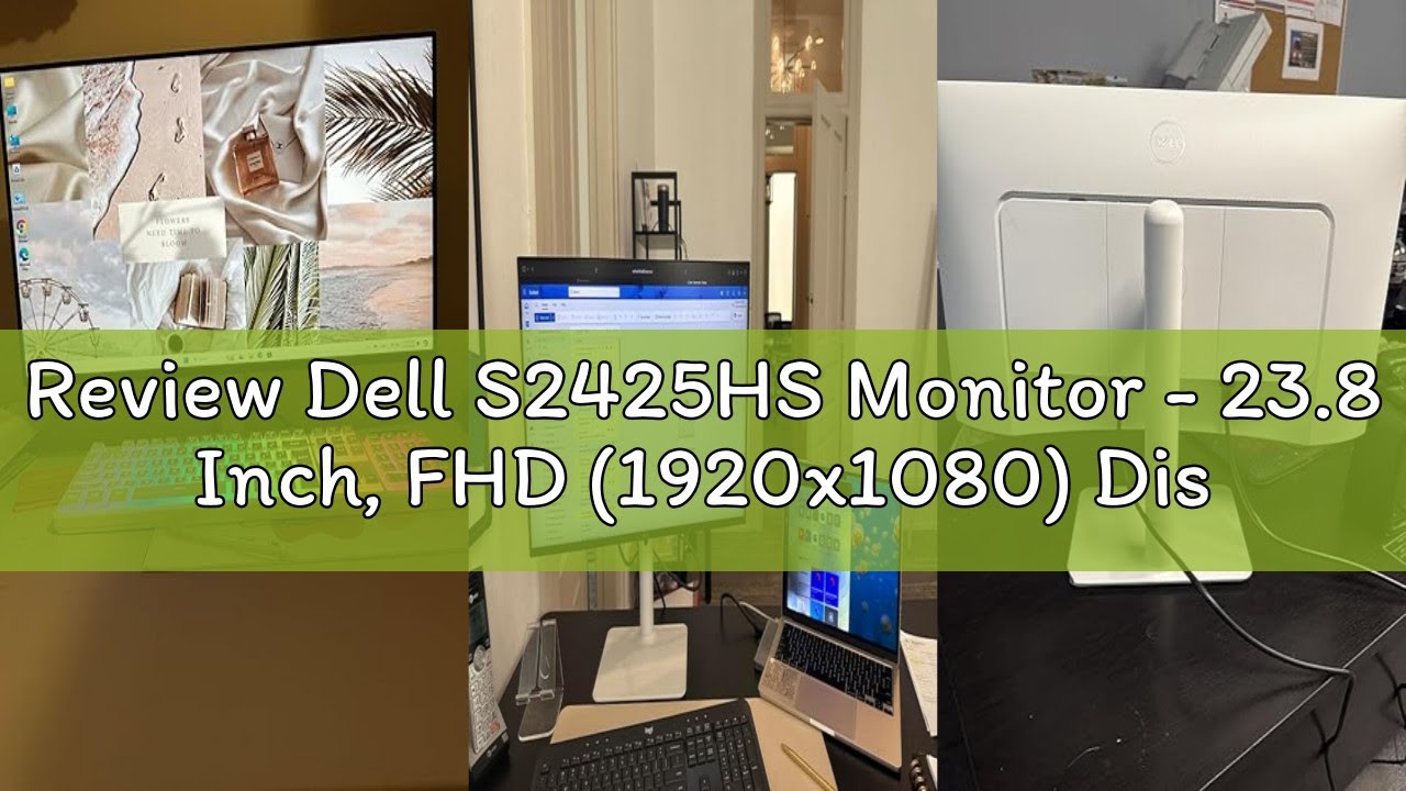Review Dell S2425HS Monitor - 23.8 Inch, FHD (1920x1080) Display, 100Hz Refresh Rate 1500:1 Contrast