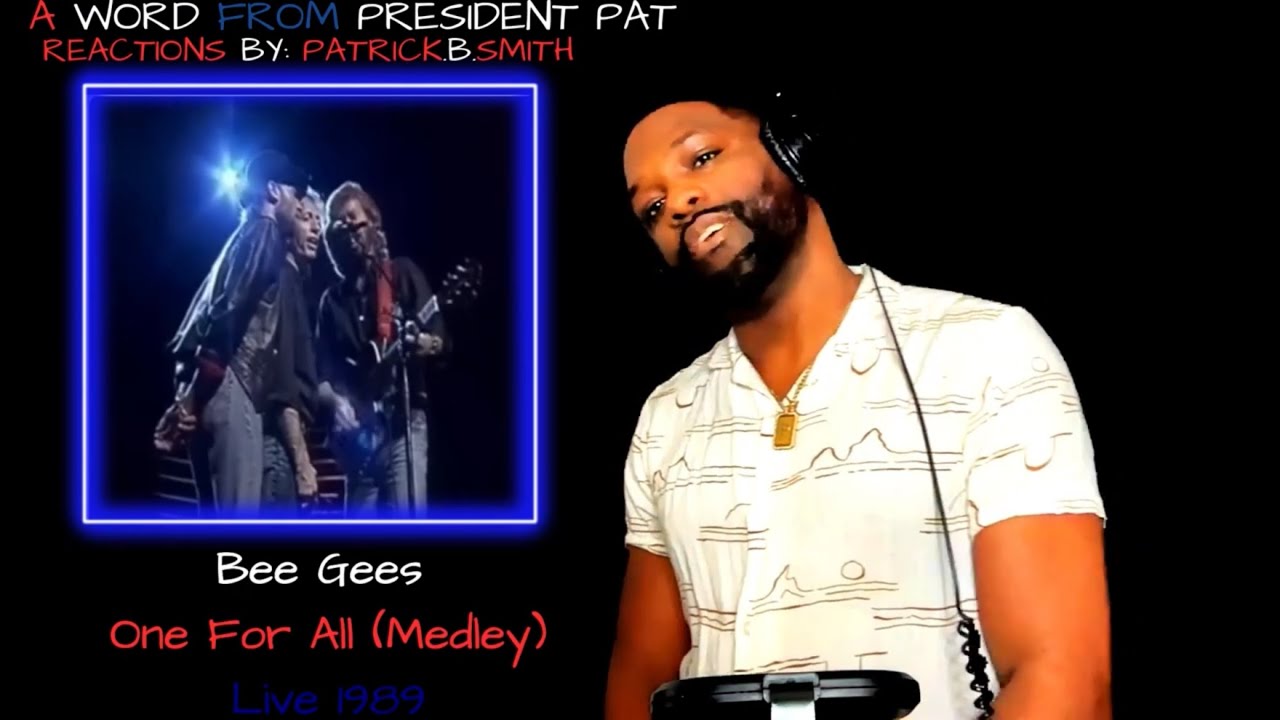 Bee Gees - (Medley One For All live 1989)-REACTION VIDEO