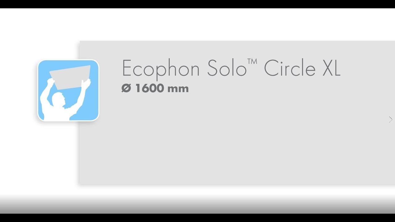 Ecophon Solo™ Circle XL 1600 mm with adjustable wire