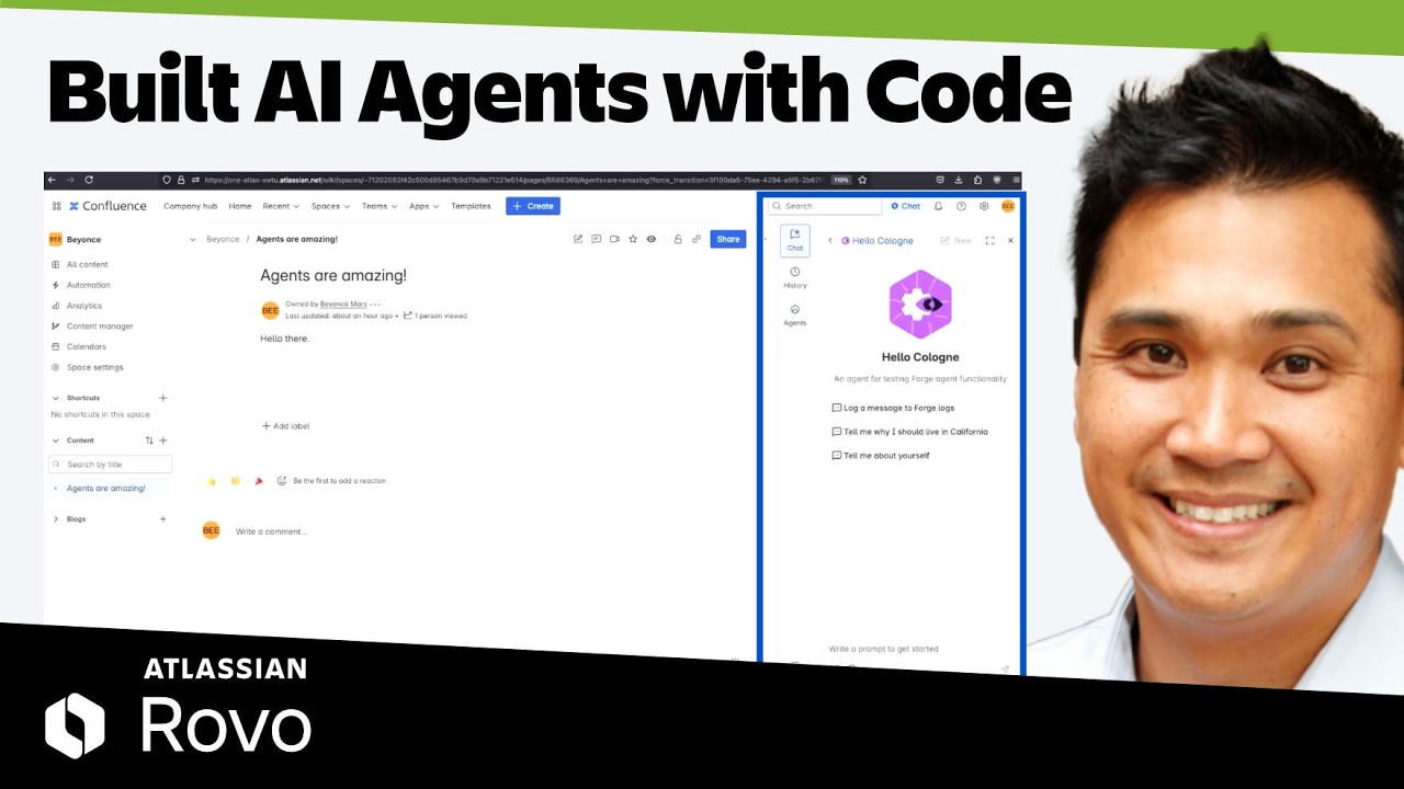 Build custom AI Agents with Atlassian Rovo in 10 Minutes with Forge!