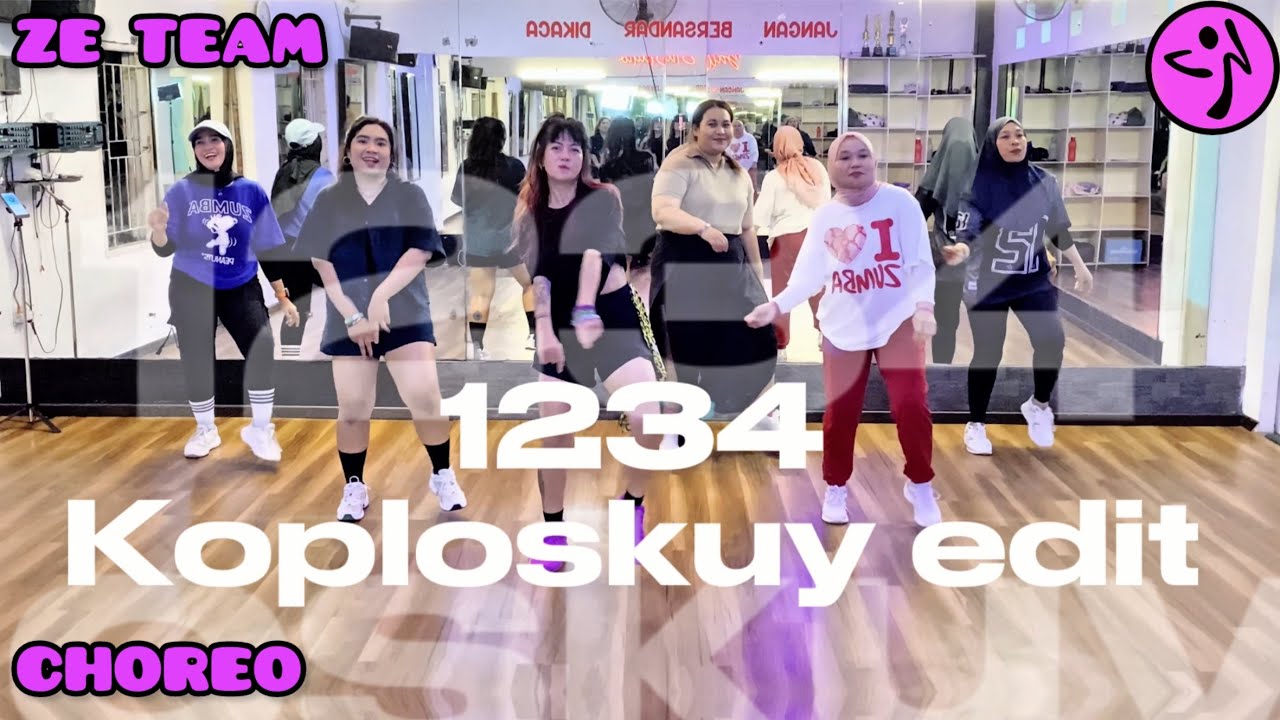 1234 ➖ (KOPLOSKUYEDIT) / ZUMBA / VIRAL TIKTOK / DANCE WORKOUT / KOPLO / ZETEAM BALIKPAPAN 🖤💜