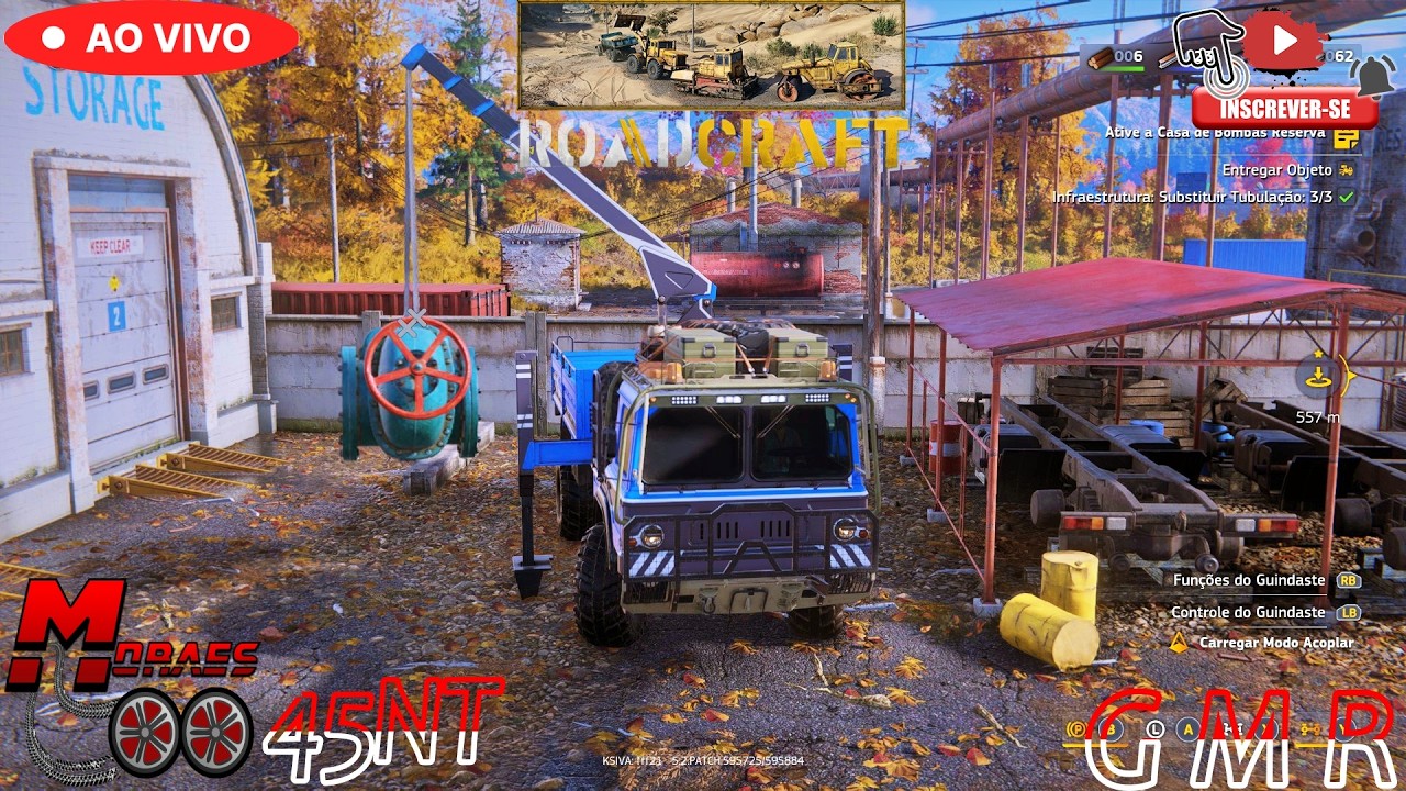 Vamos com a continuação das missões no jog ROADCRAFT no map Dilúvio prt 07 n PC