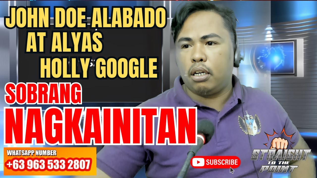 Heated Clash Between John Doe Alabado and Alyas Holly Google Shocks Viewers!