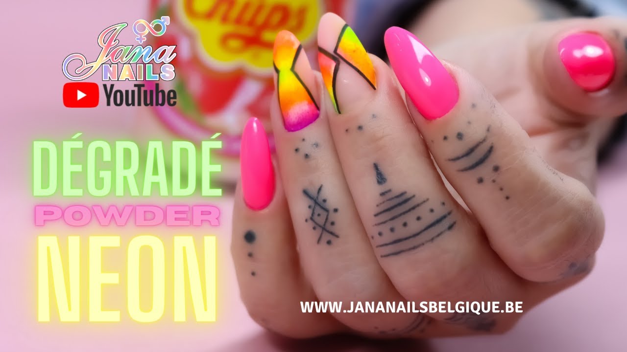 Dégradé Neon Poudre 💛💚💜💗