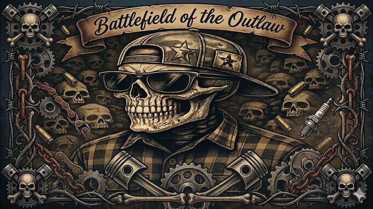 🔥 Battlefield of the Outlaw | Dark Outlaw Country Rap Anthem 🌵🎸