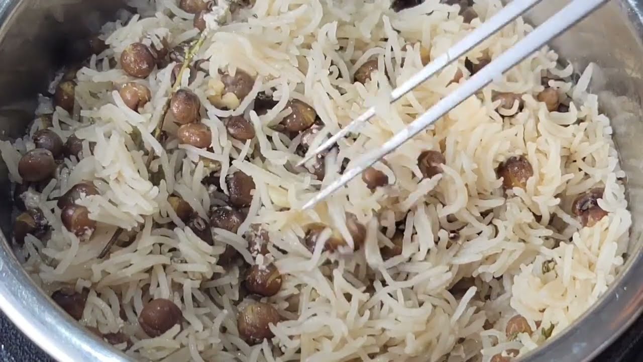 Instant Pot Rice and Gungo Peas