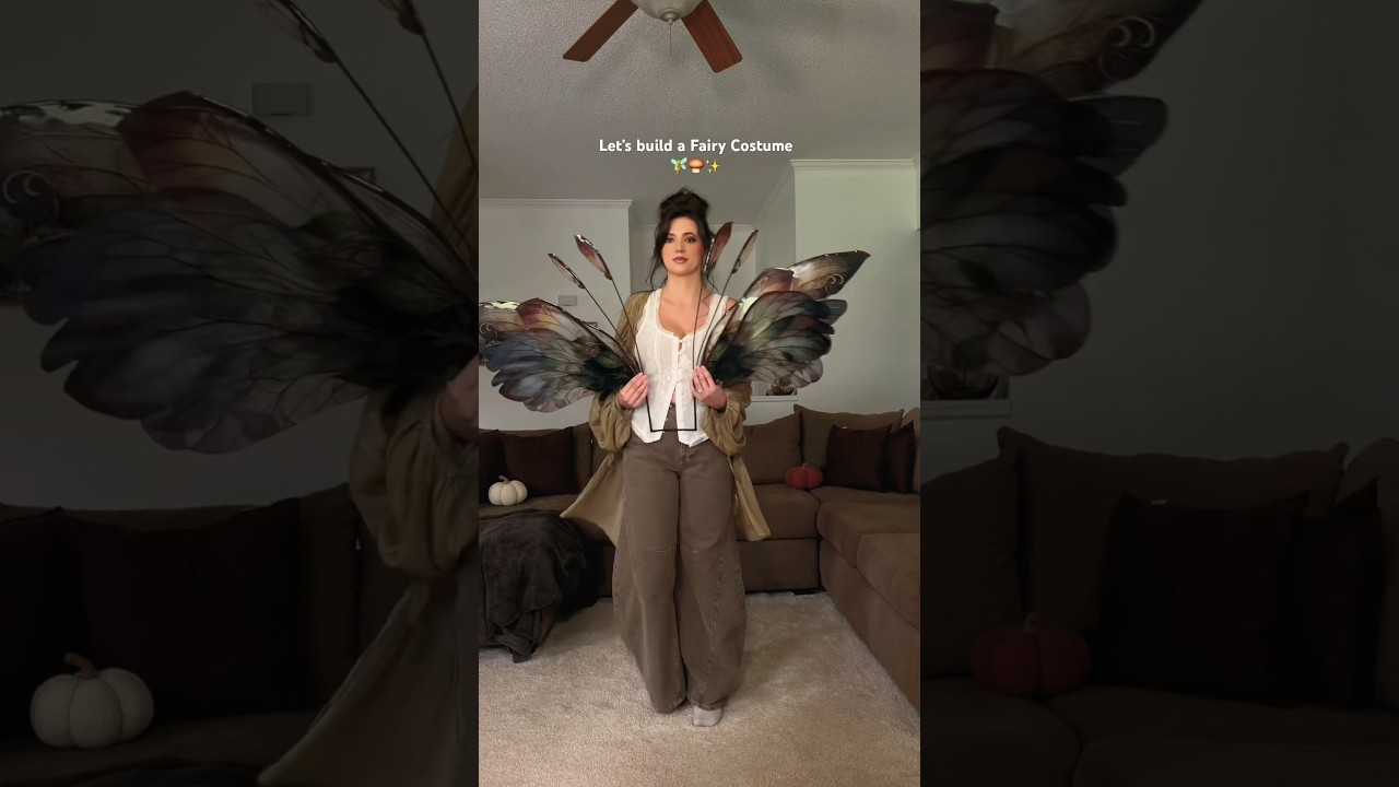 Here&rsquo;s a costume to go with those fairy wings you just bought. 🤭🧚🏼&zwj;♂️🍄&zwj;🟫 #shorts #renfaire