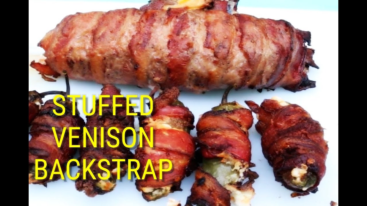 STUFFED VENISON BACKSTRAP | BACON WRAPPED JALAPENO POPPERS |OFF-GRID COOKING | GRILLING | BGE