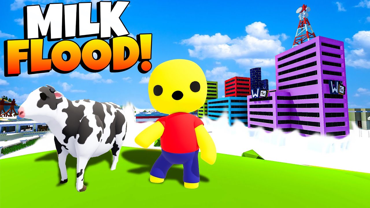 Wobbly Life Cows Cause MILK Tsunami?!