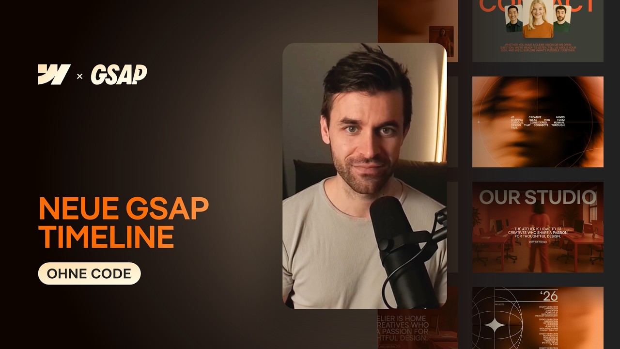 Webflow GSAP Timeline meistern – Pro-Animationen ohne Code