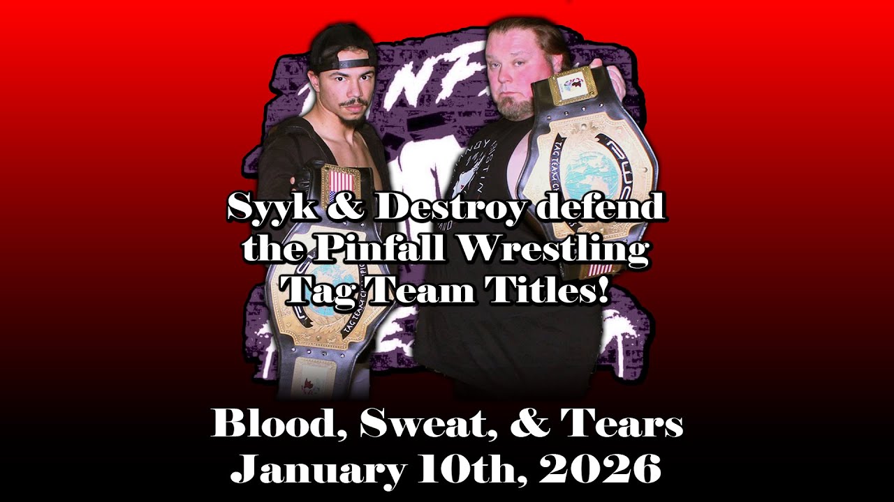Pinfall Wrestling | Pinfall Wrestling Tag Team Titles: Syyk & Destroy (c) vs. The Boyz