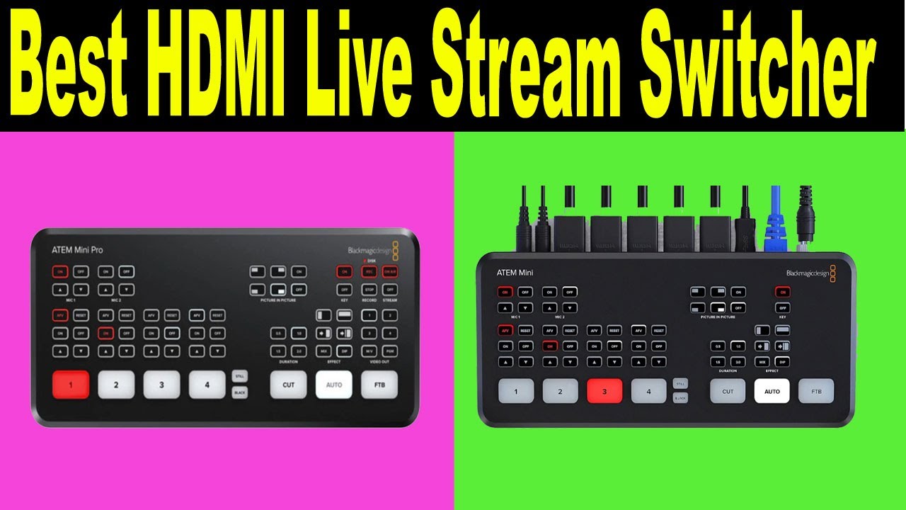 Top 5 Best HDMI Live Stream Switcher Review 2020