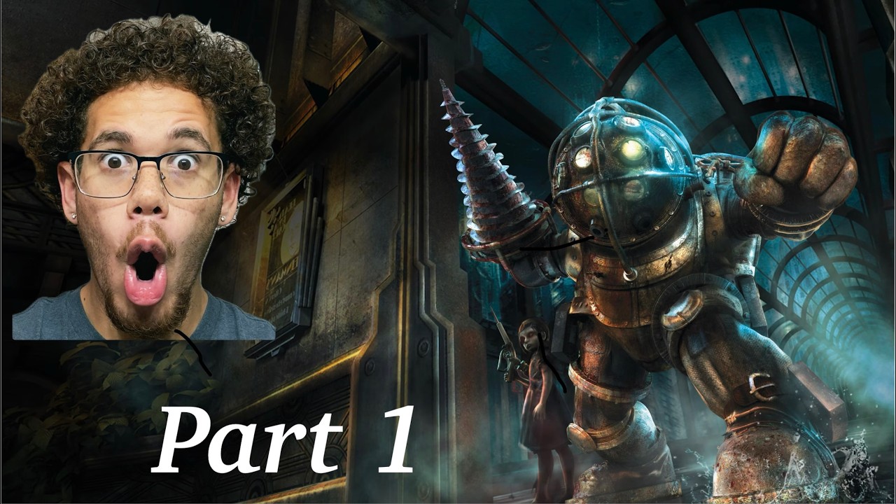 FIRST TIME PLAYING BIOSHOCK!!! p.s. its peak (Bioshock Part 1)