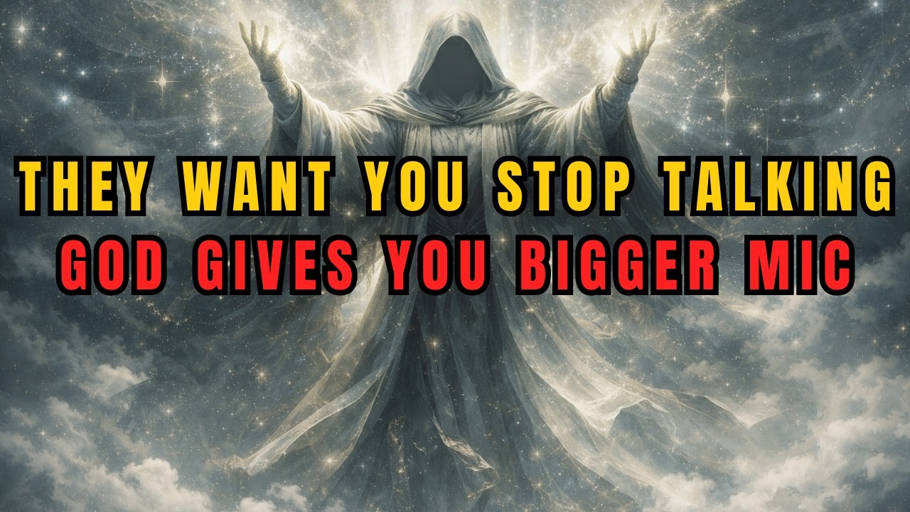 CHOSEN ONES, SOMEBODY WANTS YOU TO STOP TALKING, BUT…. GOD JUST GAVE YOU AN EVEN BIGGER MICROPHONE