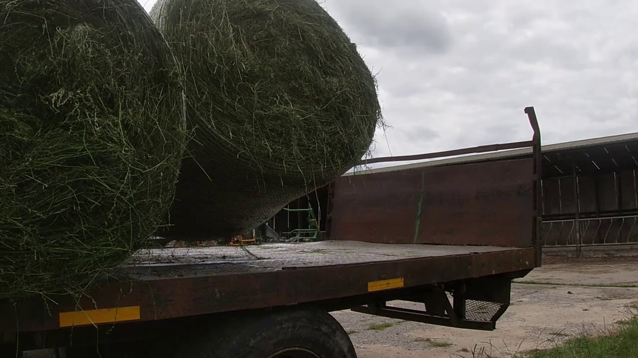 Bailing,Loading,Unloading,Wrapping Bales Silage 2020