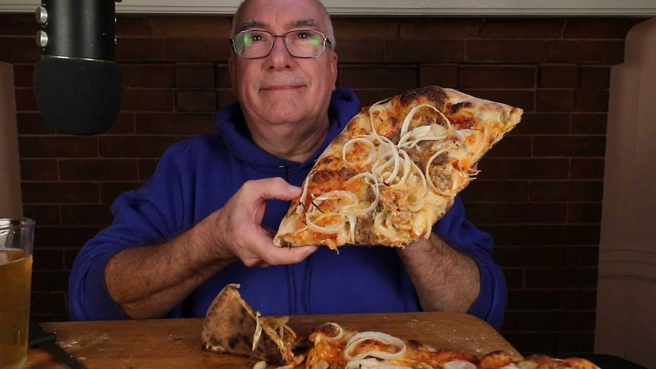 ASMR Making a Sausage and Onion Pizza Whispering