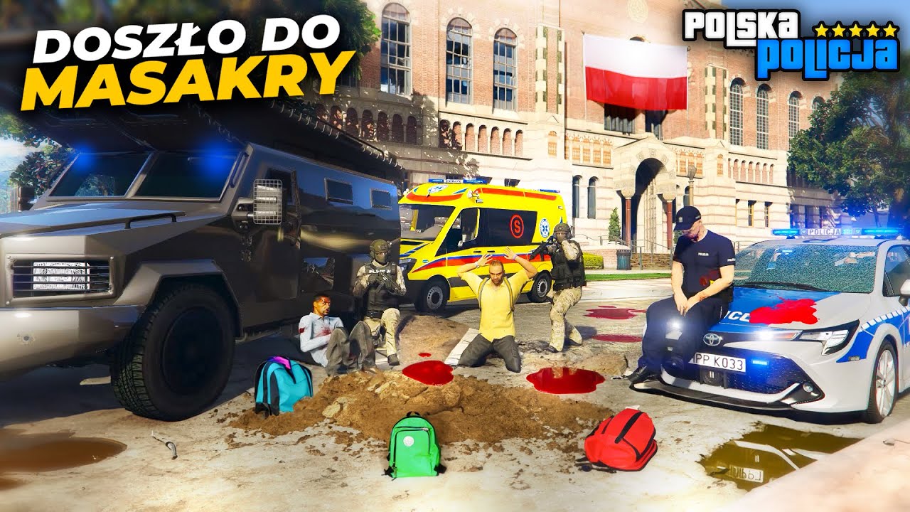 Polska Policja - Strzelanina na Rozpoczęciu Roku Szkolnego🤬|Ogniwo Patrolowo Interwencyjne