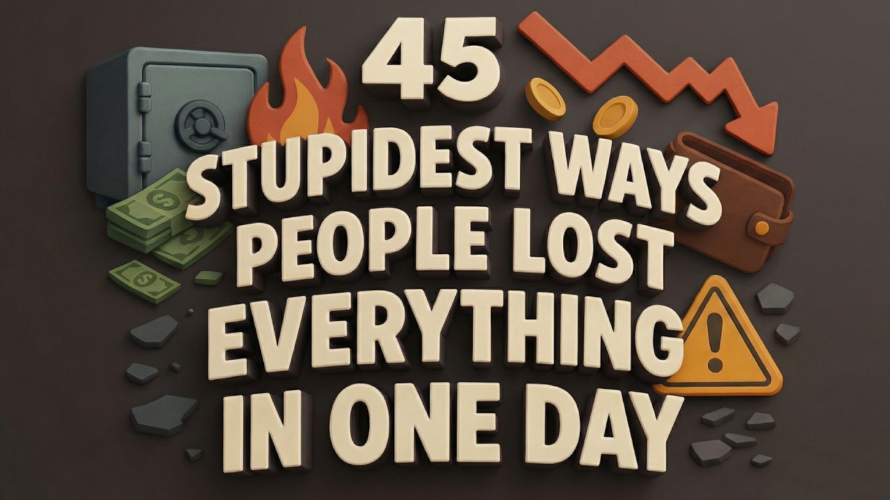 45 Stupidest Ways People Lost Everything in One Day