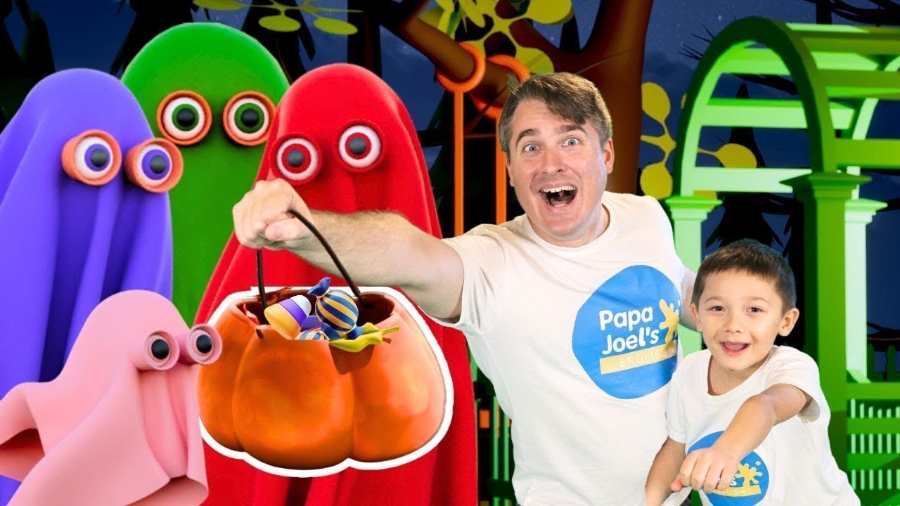 Rainbow Ghost Hunt 2 | Spooky Songs by Papa Joel’s English