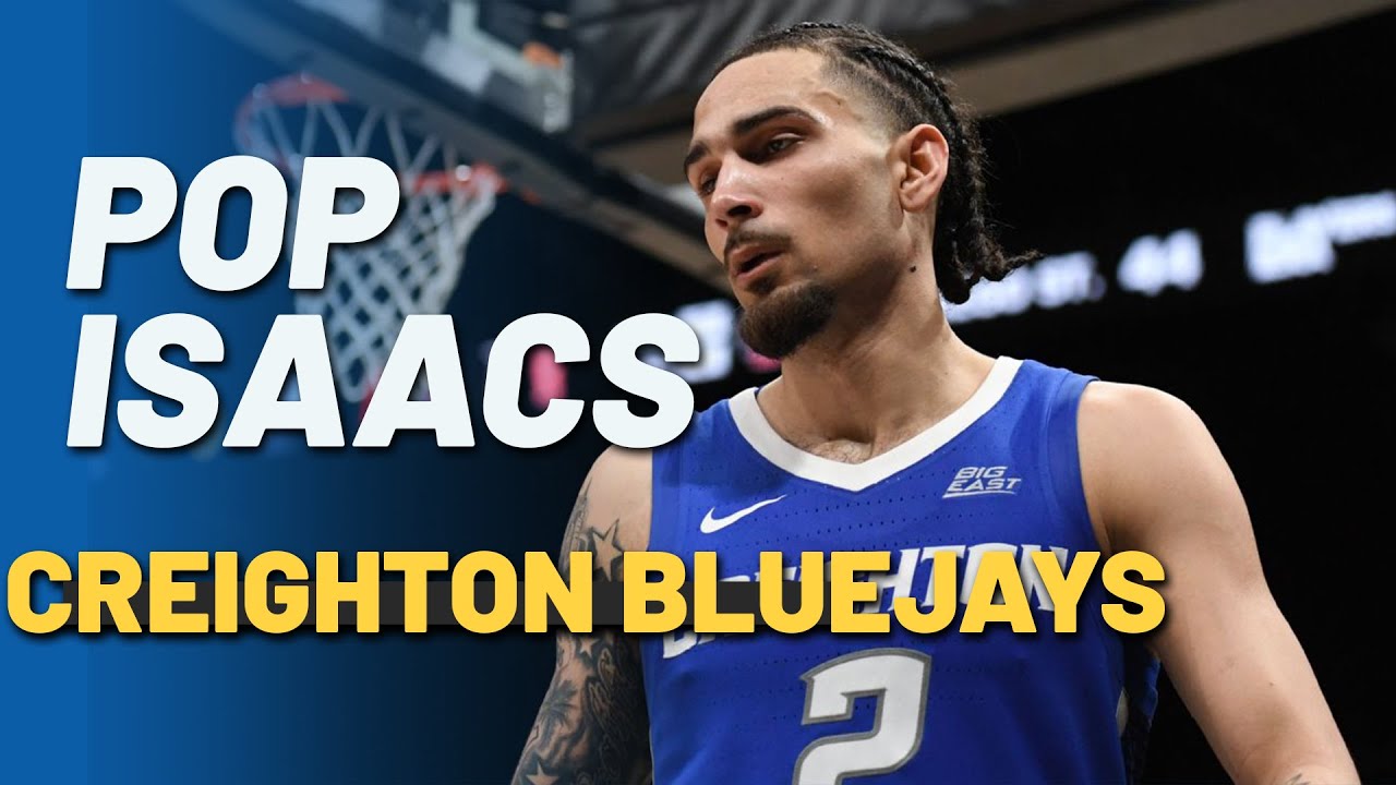 Creighton Bluejays' Playmaking Sharpshooter Pop Isaacs 2024 Highlights