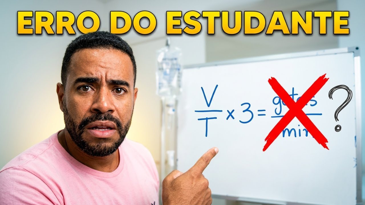 Cálculo de Gotejamento: O Erro Que Todo Estudante Comete (E Como Evitar)