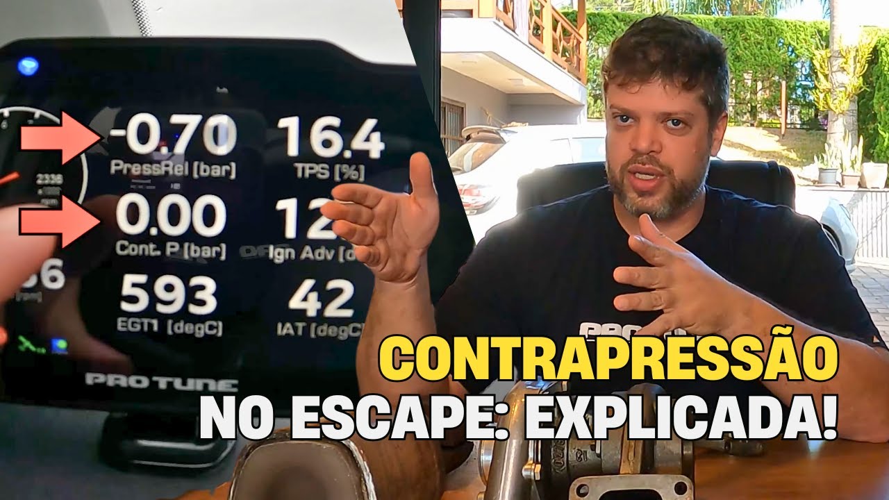 CONTRAPRESSÃO no escape explicada em detalhes!