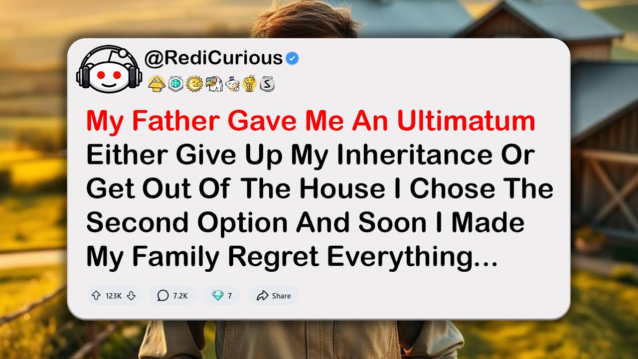 My Father Told Me Give Up the Inheritance Or Leave &mdash; I Left And Made Them Regret Everything...