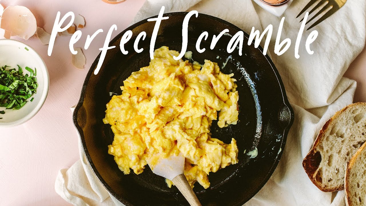 Perfect FLUFFY SCRAMBLED EGGS | HONEYSUCKLE