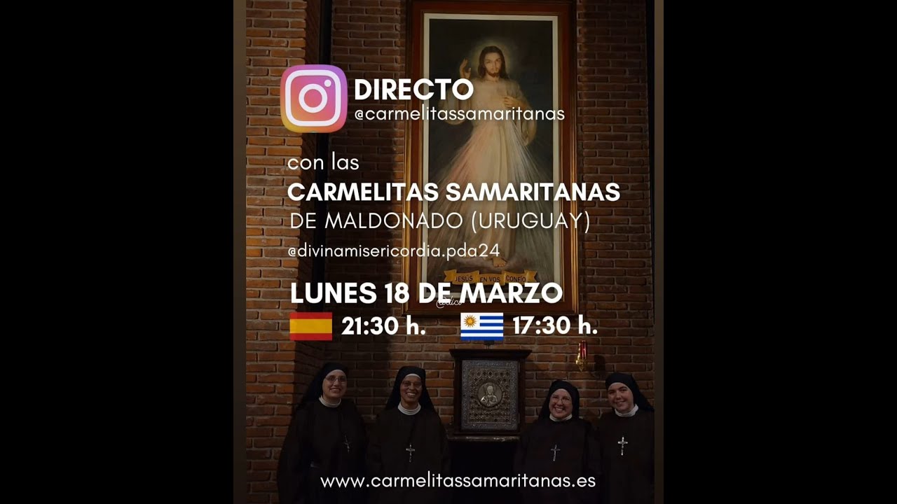 Entrevista a la comunidad de Carmelitas Samaritanas de Uruguay por Madre Olga Mª , cscj. 18-03-24