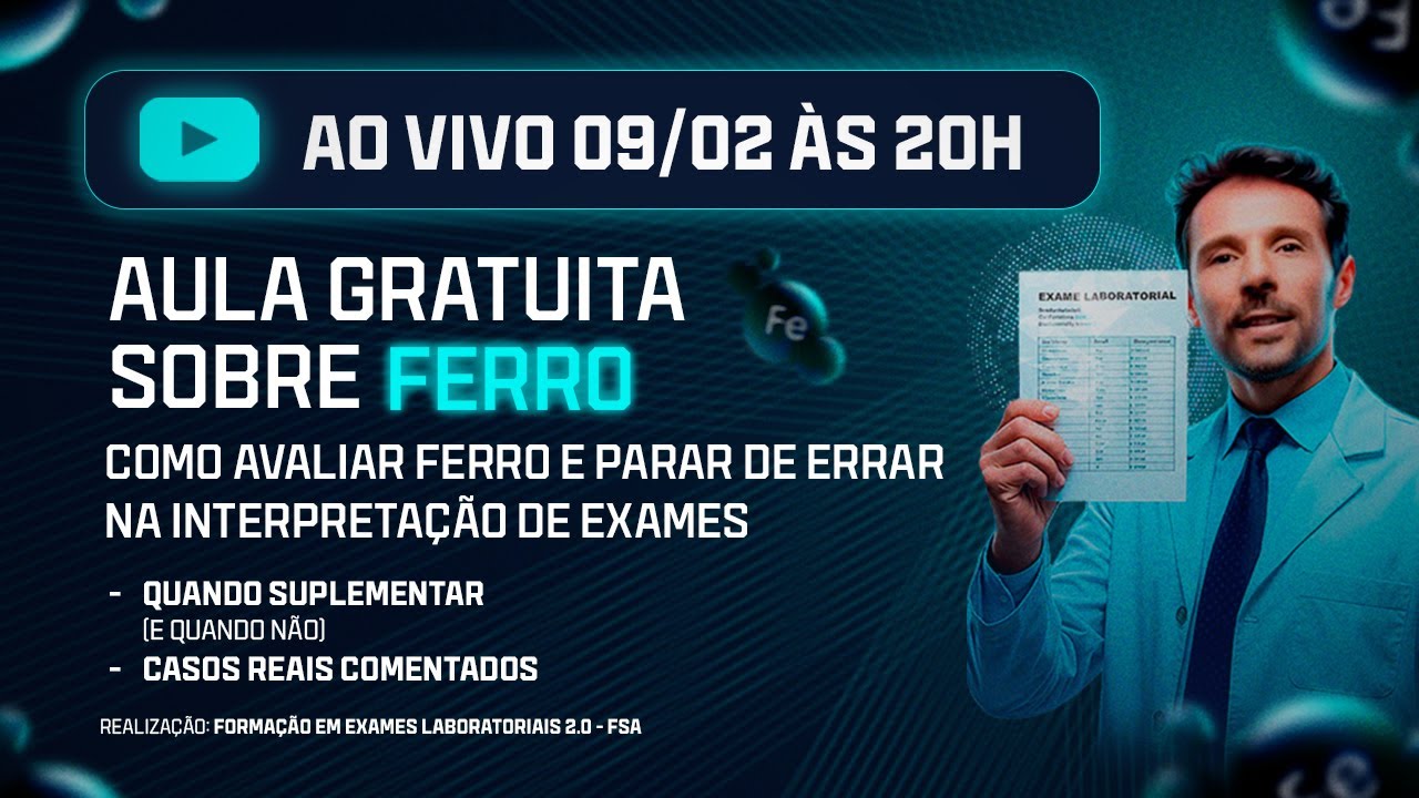 Interpretação de exames laboratoriais Ferro - Gabriel de carvalho