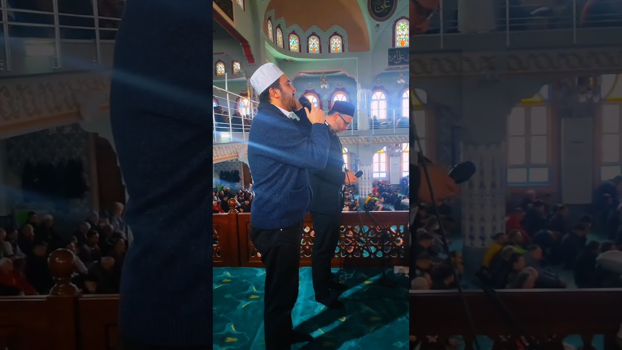 Hilal camii müezzinleri Mehmet Fatih Kayacan Erkan altın Cuma ussak iç Çift ezan