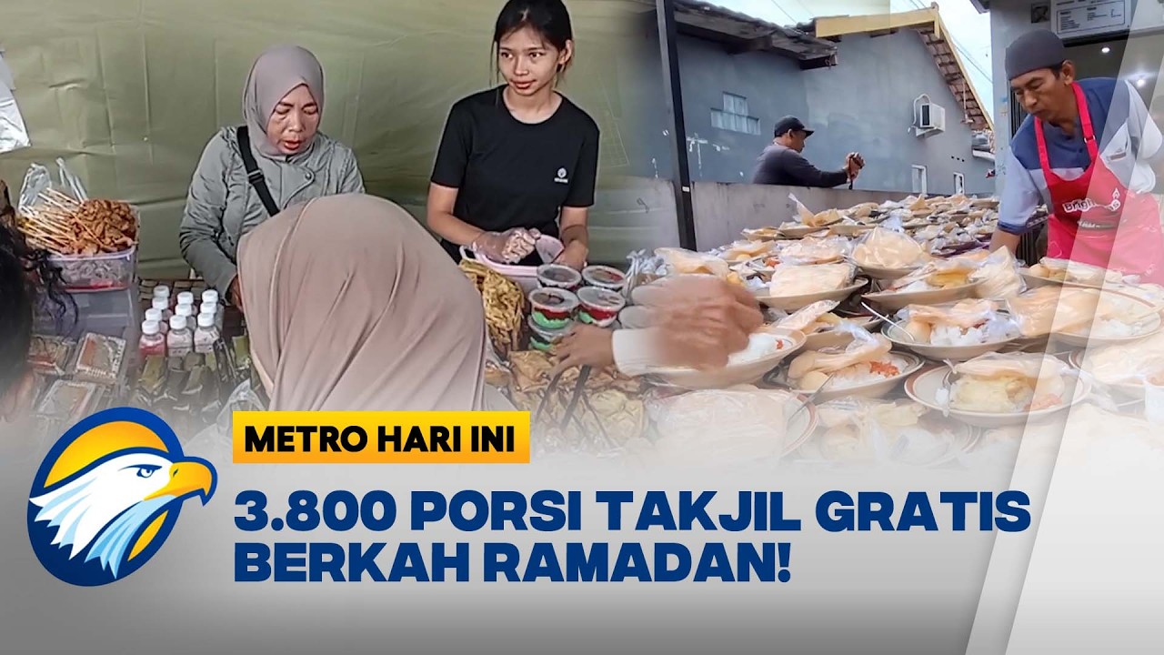 Takjil Gratis Bikin Ramadan Semakin Berkah! - [Metro Hari Ini]