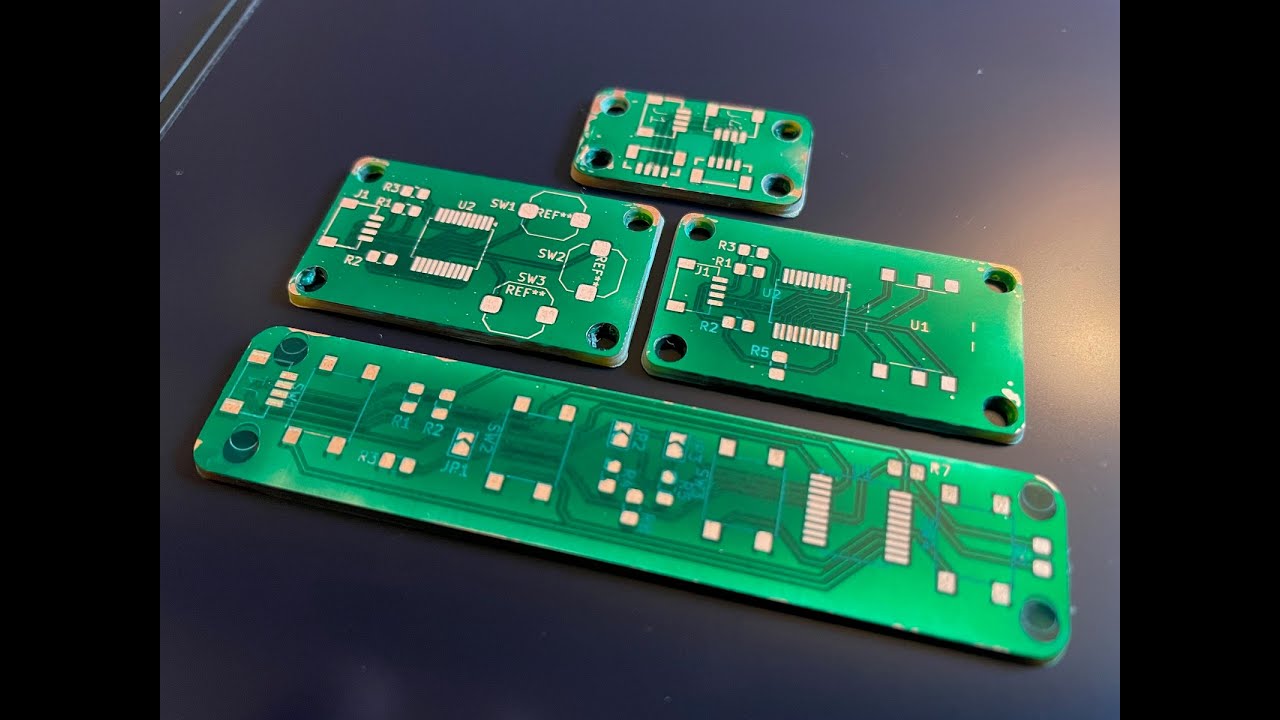 Fiber Laser Engraving Solder Mask and Silkscreen on DIY PCBs