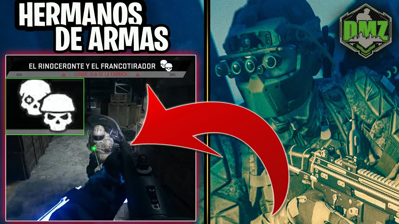 *HERMANOS DE ARMAS* COMO ENCONTRAR Y MATAR AL FRANCOTIRADOR Y EL RINOCERONTE MUY FACIL * DMZ T3