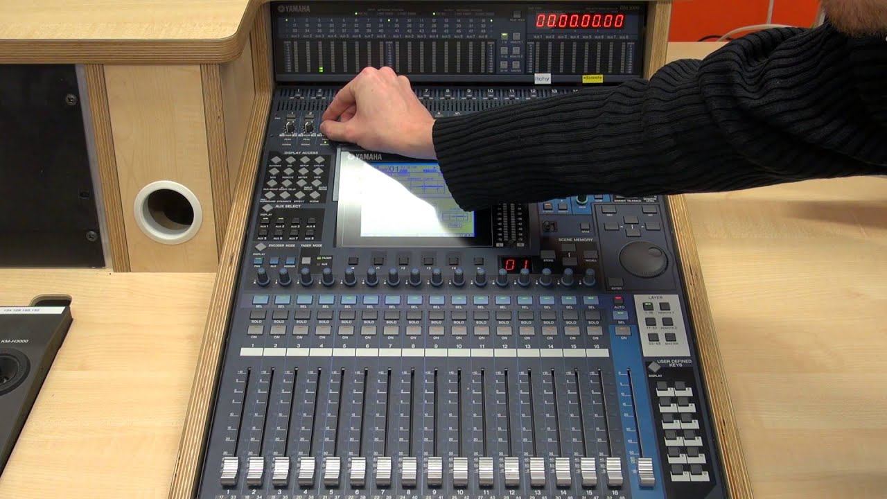 TV-Studio Tutorial 4: Audiomischer YAMAHA DM 1000